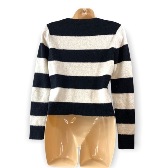 Halogen striped sweater cropped Small - Picture 3 of 3